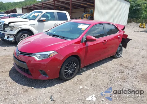2015 Toyota Corolla Le z USA, uszkodzony, nr VIN 2T1BURHE2FC454282